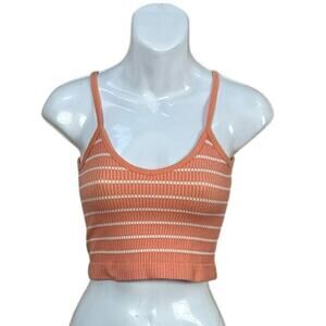 Urban Outfitters Out from Under Orange Striped Tank size XS/S